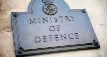ministry of defence sign